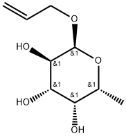 α-D-Galactopyranoside, 2-propen-1-yl 6-deoxy- Structure