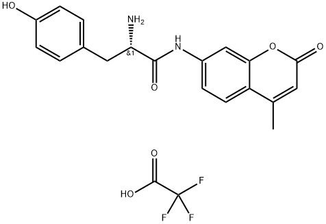 L-Tyrosine 7-amido-4-methylcoumarin trifluoroacetate Structure