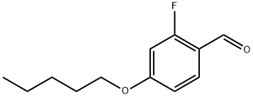 2-fluoro-4-(pentyloxy)benzaldehyde Structure