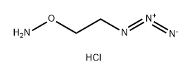 Hydroxylamine, O-(2-azidoethyl)-, hydrochloride (1:1) 구조식 이미지