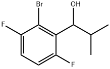 1-(2-bromo-3,6-difluorophenyl)-2-methylpropan-1-ol Structure