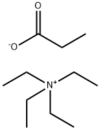 Ethanaminium, N,N,N-triethyl-, propanoate (1:1) Structure