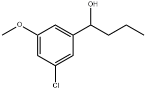 3-Chloro-5-methoxy-α-propylbenzenemethanol Structure