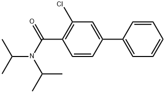 3-Chloro-N,N-bis(1-methylethyl)[1,1'-biphenyl]-4-carboxamide Structure