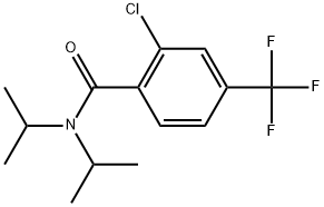 2-Chloro-N,N-bis(1-methylethyl)-4-(trifluoromethyl)benzamide Structure