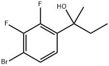 2-(4-bromo-2,3-difluorophenyl)butan-2-ol Structure