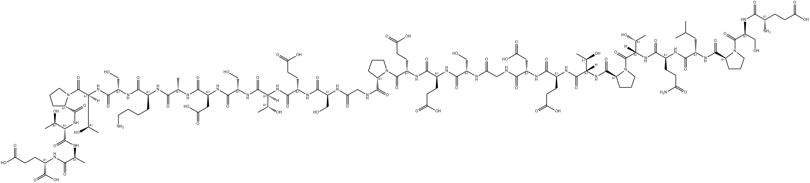 Tau Peptide (45-73) (Exon 2/Insert 1 Domain) Structure