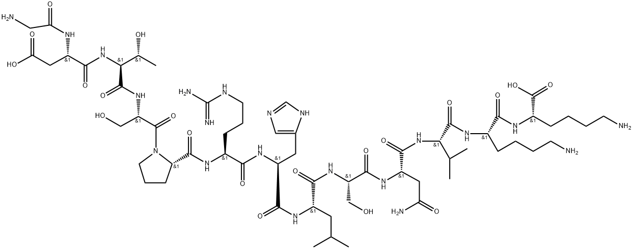 Tau Peptide (323-335) 구조식 이미지