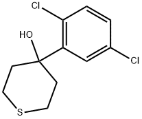 4-(2,5-Dichlorophenyl)tetrahydro-2H-thiopyran-4-ol Structure