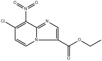 ethyl 7-chloro-8-nitroimidazo[1,2-a]pyridine-3-carboxylate 구조식 이미지