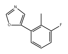 5-(3-Fluoro-2-methylphenyl)oxazole 구조식 이미지