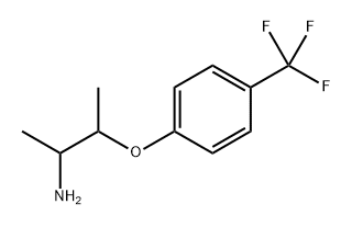 3-(4-(trifluoromethyl)phenoxy)butan-2-amine Structure