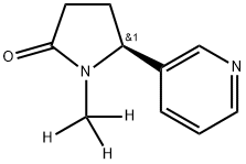 (±)-Cotinine-(methyl-d3) solution Structure