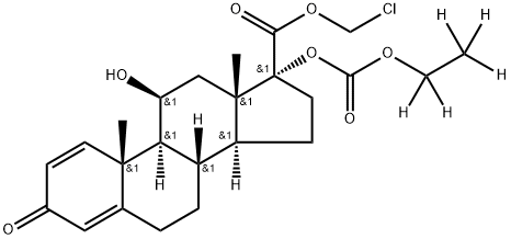 [2H5]-Loteprednol Etabonate Structure