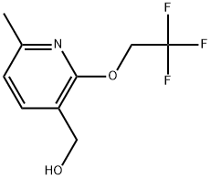 6-Methyl-2-(2,2,2-trifluoroethoxy)-3-pyridinemethanol Structure