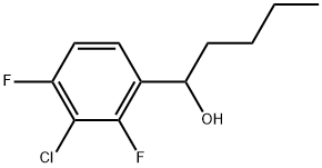 α-Butyl-3-chloro-2,4-difluorobenzenemethanol Structure