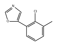 5-(2-Chloro-3-methylphenyl)oxazole 구조식 이미지