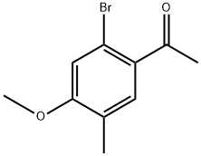 1-(2-bromo-4-methoxy-5-methylphenyl)ethanone Structure