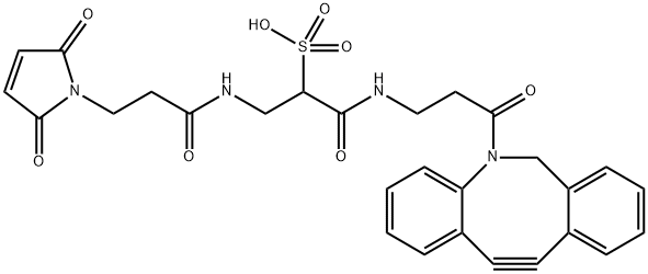 Sulfo DBCO-Maleimide Structure