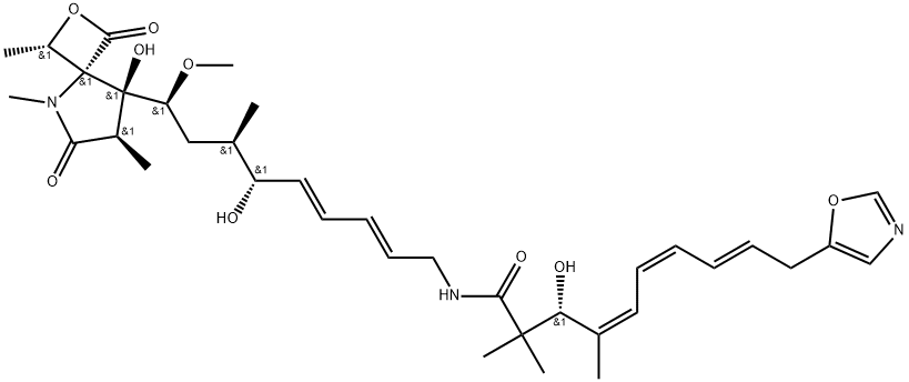 16-methyloxazolomycin 구조식 이미지