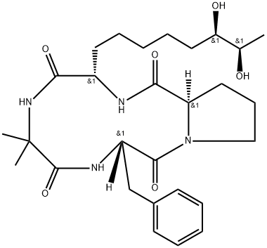 diheteropeptin Structure