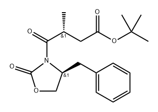 3-Oxazolidinebutanoic acid, β-methyl-γ,2-dioxo-4-(phenylmethyl)-, 1,1-dimethylethyl ester, (βR,4S)- Structure