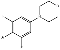 4-(4-Bromo-3,5-difluorophenyl)morpholine Structure