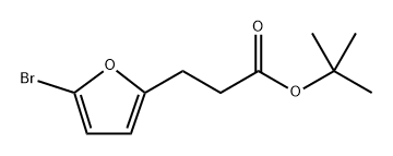 tert-Butyl 3-(5-bromofuran-2-yl)propanoate Structure