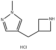 4-[(azetidin-3-yl)methyl]-1-methyl-1H-pyrazole dihydrochloride Structure