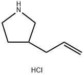 3-(prop-2-en-1-yl)pyrrolidine hydrochloride Structure