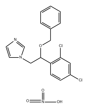 1-[(2RS)-2-Benzyloxy-2-(2,4-dichlor 구조식 이미지