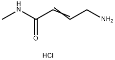 (2E)-4-amino-N-methylbut-2-enamide hydrochloride 구조식 이미지