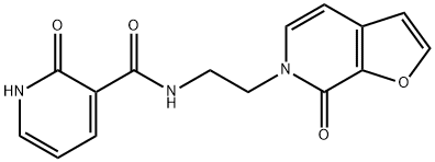 1,2-Dihydro-2-oxo-N-2-(7-oxofuro2,3-cpyridin-6(7H)-yl)ethyl-3-pyridinecarboxamide Structure