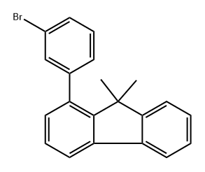 1-(3-Bromophenyl)-9,9-dimethyl-9H-fluorene Structure