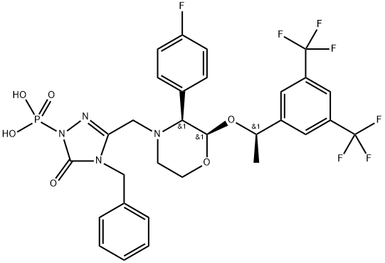 Fosaprepitant N-Benzyl Impurity Structure