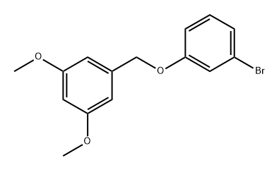 5-[(3-Bromophenoxy)methyl]-1,3-dimethoxybenzene Structure
