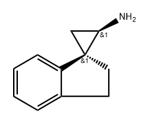 (1R,2R)-2',3'-Dihydrospiro[cyclopropane-1,1'-inden]-2-amine Structure