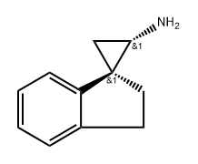 (1R,2S)-2',3'-Dihydrospiro[cyclopropane-1,1'-inden]-2-amine Structure