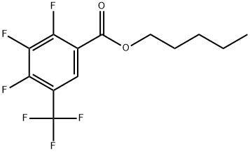 Pentyl 2,3,4-trifluoro-5-(trifluoromethyl)benzoate Structure