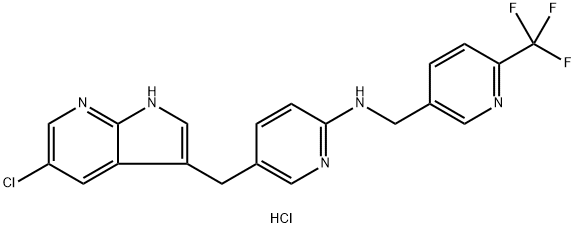 PLX3397 HCl 구조식 이미지