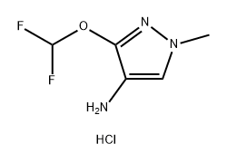 3-(difluoromethoxy)-1-methyl-1H-pyrazol-4-amine
hydrochloride 구조식 이미지