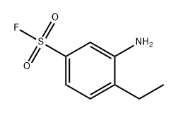 3-amino-4-ethylbenzene-1-sulfonyl fluoride Structure