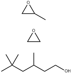 옥시란,메틸-,옥시란중합체,모노(3,5,5-트리메틸헥실)에테르 구조식 이미지