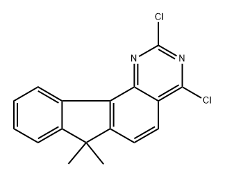 2,4-Dichloro-7,7-dimethyl-7H-indeno[2,1-h]quinazoline Structure