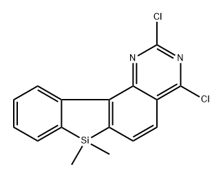 2,4-Dichloro-7,7-dimethyl-7H-[1]benzosilolo[2,3-h]quinazoline Structure