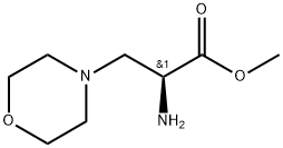 4-Morpholinepropanoic acid, α-amino-, methyl ester, (αS)- Structure