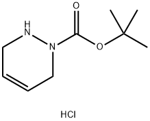 tert-butyl 1,2,3,6-tetrahydropyridazine-1-carboxylate hydrochloride 구조식 이미지