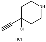 4-Ethynylpiperidin-4-ol hydrochloride Structure