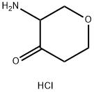 3-aminooxan-4-one hydrochloride 구조식 이미지
