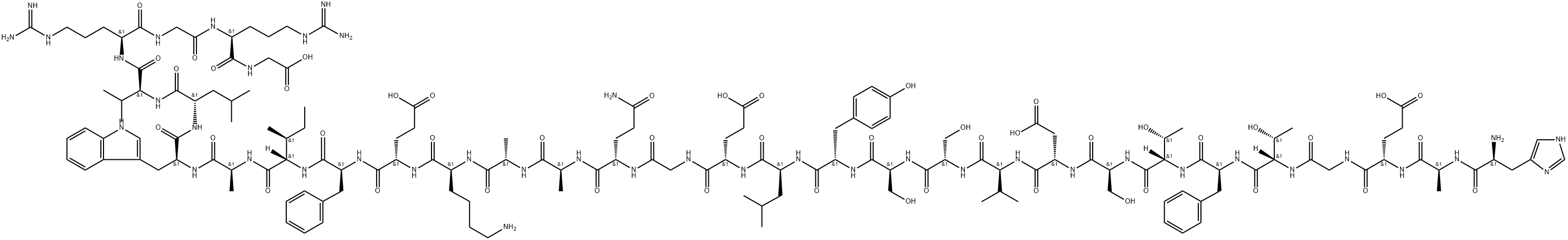 Arg34-GLP-1(7-37) Structure